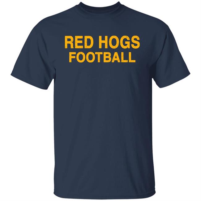 Red Hogs Football Shirt Sports Extra Red Hogs Football Shirt Sports Extra