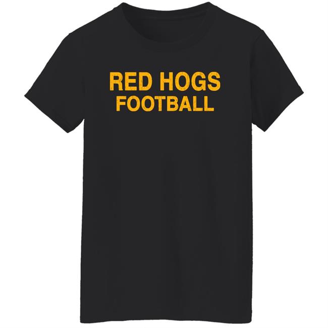 Red Hogs Football Shirt Sports Extra Red Hogs Football Shirt Sports Extra