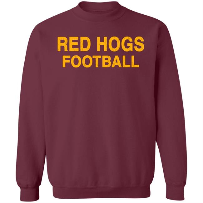 Red Hogs Football Shirt Sports Extra Red Hogs Football Shirt Sports Extra
