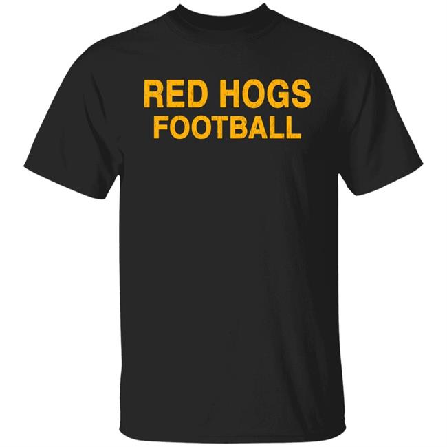 Red Hogs Football Shirt Sports Extra Red Hogs Football Shirt Sports Extra