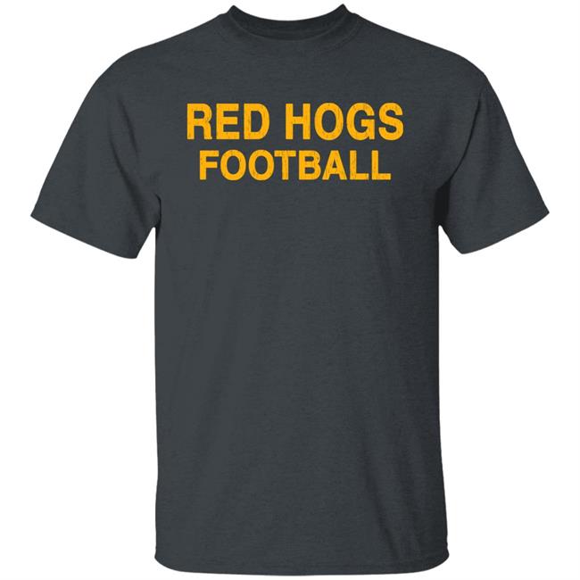 Red Hogs Football Shirt Sports Extra Red Hogs Football Shirt Sports Extra