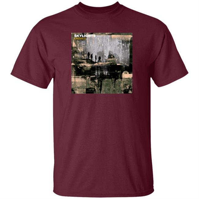 Skylights Enemies Shirt 42Srecords Merch Enemies Cd Tee Shirt Skylights Enemies Shirt 42Srecords Merch Enemies Cd Tee Shirt