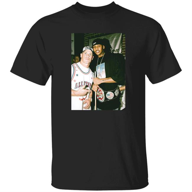 Carmelo Anthony And John Cena In 2005 Shirt Hoopmixonly