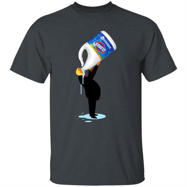 Donald Trump Drinks Clorox Shirt Blueman2