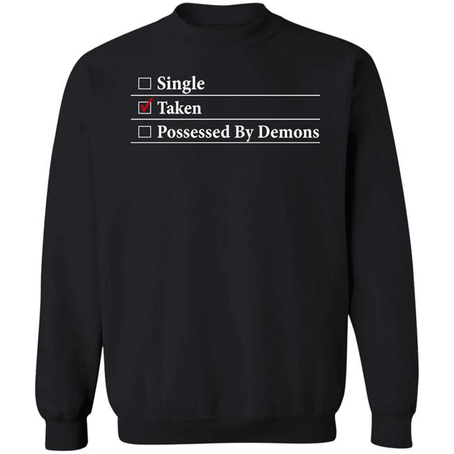 Single Taken Possessed By Demons Shirt Larian Merch Larian Studios Crossed The Ebonlake Single Taken Possessed By Demons Shirt Larian Merch Larian Studios Crossed The Ebonlake