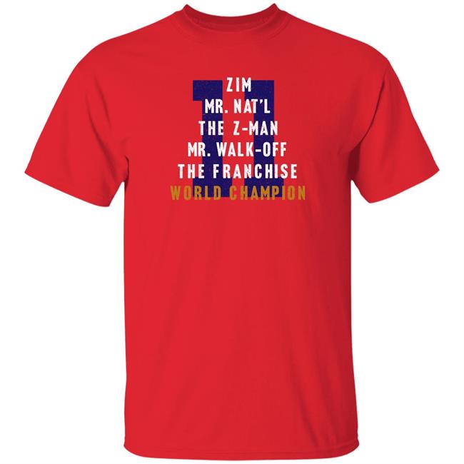 The Franchise Tri-Blend Shirt Seventhandf Merch 11 Zim Mr Nat'l The Z-Man Mr Walk-Off The Franchise World Champion Shirt