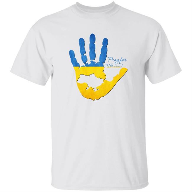 Pray For Ukraine Shirt Hand Pray For Ukraine Shirt Hoodie Sweatshirt