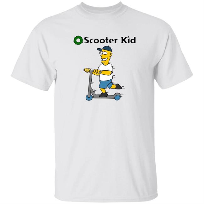 Don't Over Think Shit Store The Scooter Kid Shirt