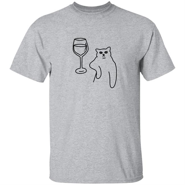 Chat De Vin Shirt Morgan Poorly Drawn Cats Shirt