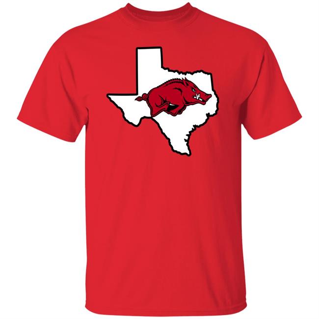 The Hog Is Strong Shirt Michael Scherer Arkansas Razorbacks Texas The Hog Is Strong Shirt