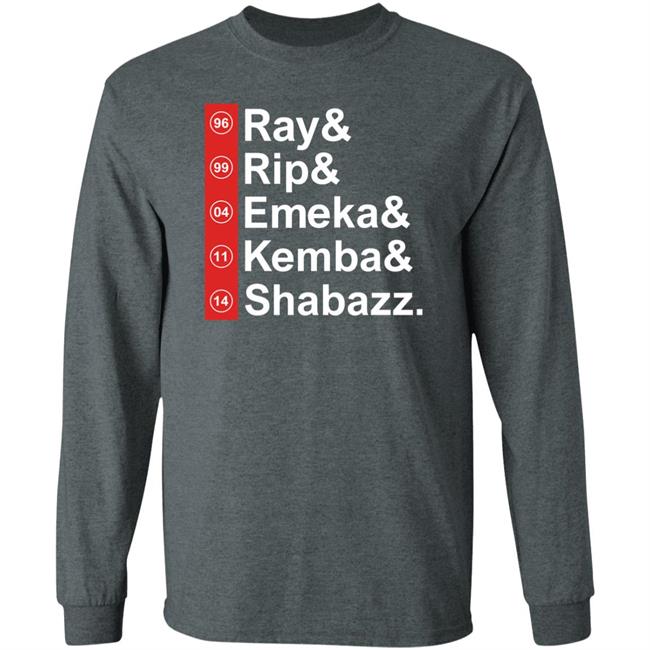 Ray Rip Emeka Kemba Shabazz Shirt Brian Pellegatto Ray Rip Emeka Kemba Shabazz Shirt Brian Pellegatto