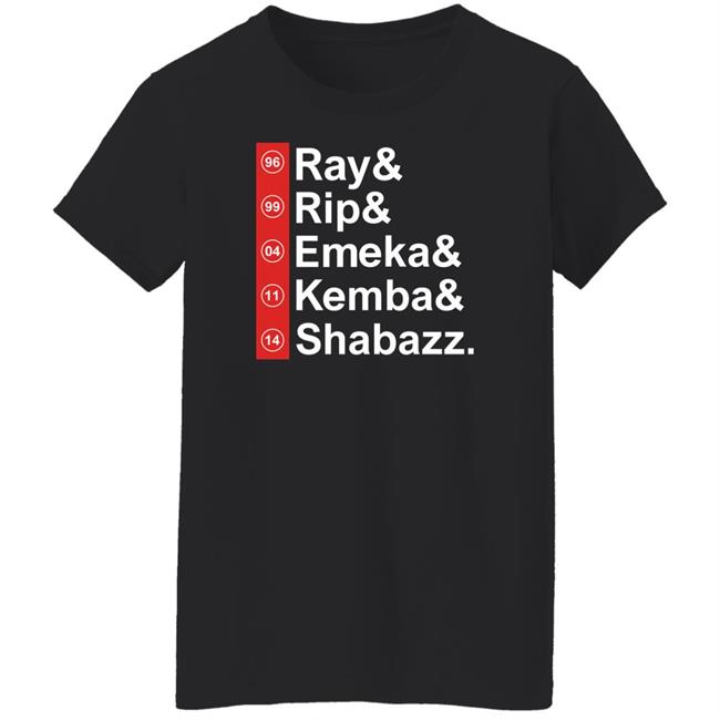 Ray Rip Emeka Kemba Shabazz Shirt Brian Pellegatto Ray Rip Emeka Kemba Shabazz Shirt Brian Pellegatto