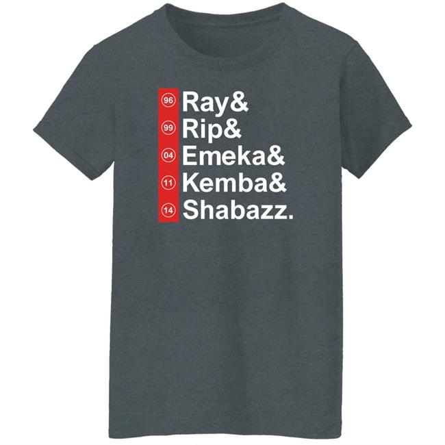 Ray Rip Emeka Kemba Shabazz Shirt Brian Pellegatto Ray Rip Emeka Kemba Shabazz Shirt Brian Pellegatto