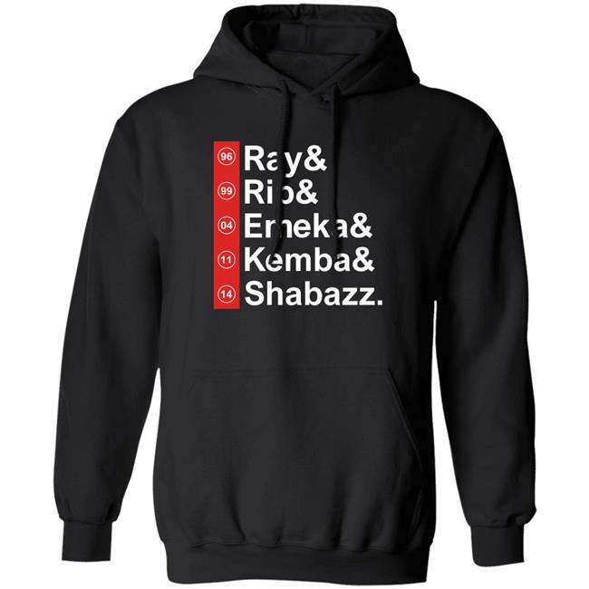 Ray Rip Emeka Kemba Shabazz Shirt Brian Pellegatto Ray Rip Emeka Kemba Shabazz Shirt Brian Pellegatto