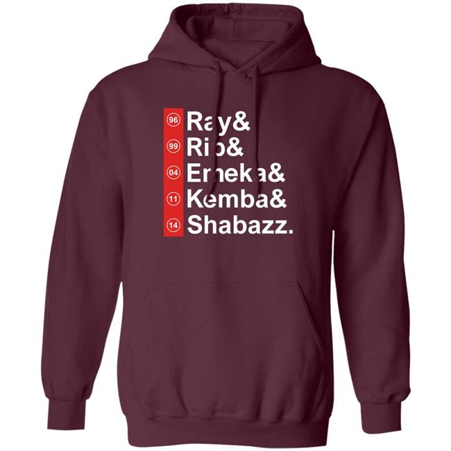 Ray Rip Emeka Kemba Shabazz Shirt Brian Pellegatto Ray Rip Emeka Kemba Shabazz Shirt Brian Pellegatto
