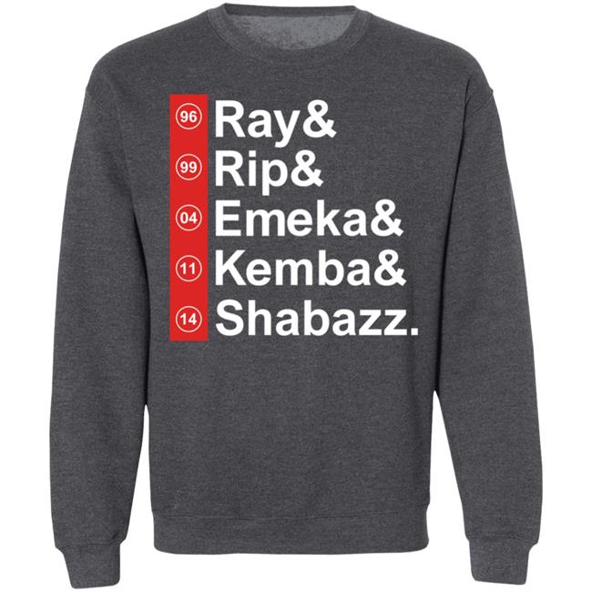 Ray Rip Emeka Kemba Shabazz Shirt Brian Pellegatto Ray Rip Emeka Kemba Shabazz Shirt Brian Pellegatto