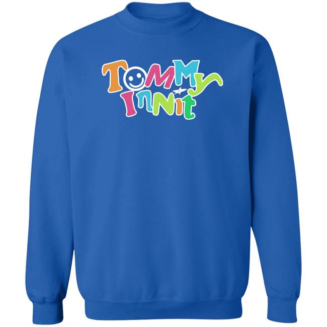 Tommyinnit Blue Sweatshirt Tommyinnit Merch
