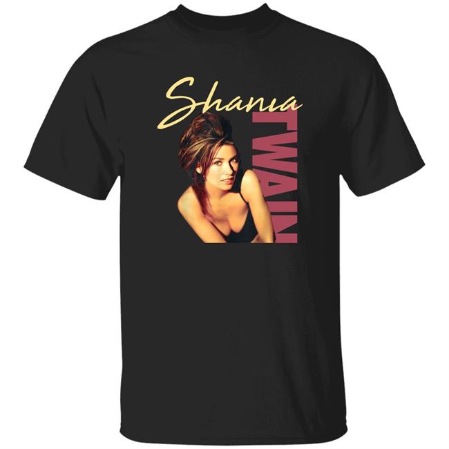 Shania Twain Official Color Photo Shirt Calebwfrancis