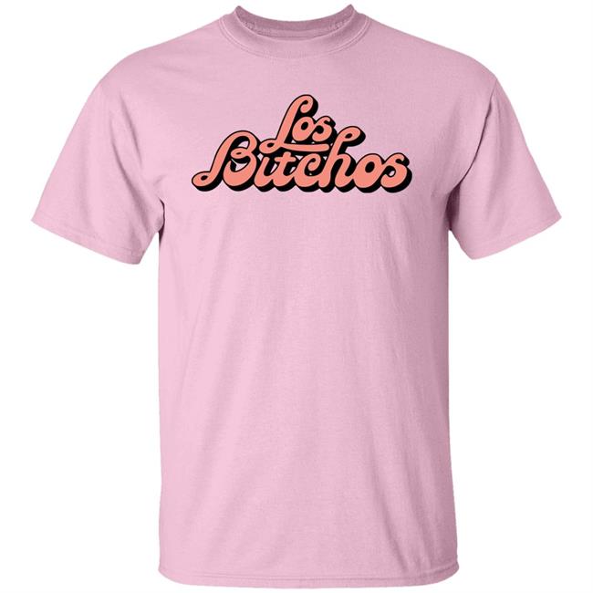Bob Hardy Wearing Los Bitchos Logo Tee Shirt Los Bitchos Band Camp