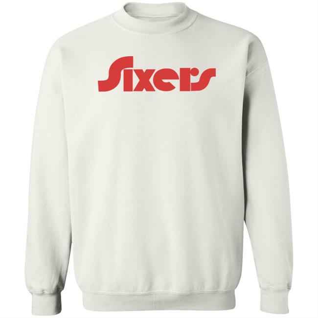 Sixers Logo Sweatshirt Kate Scott Philadelphia 76ers