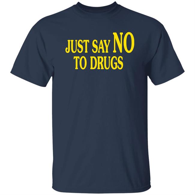 Lindsay Lohan Wearing Just Say No To Drugs Shirt Lindsay Lohan Brasil Anti Drugs T-Shirt