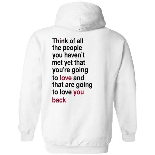 We're Not Really Strangers Merch I Love You Back Hoodie