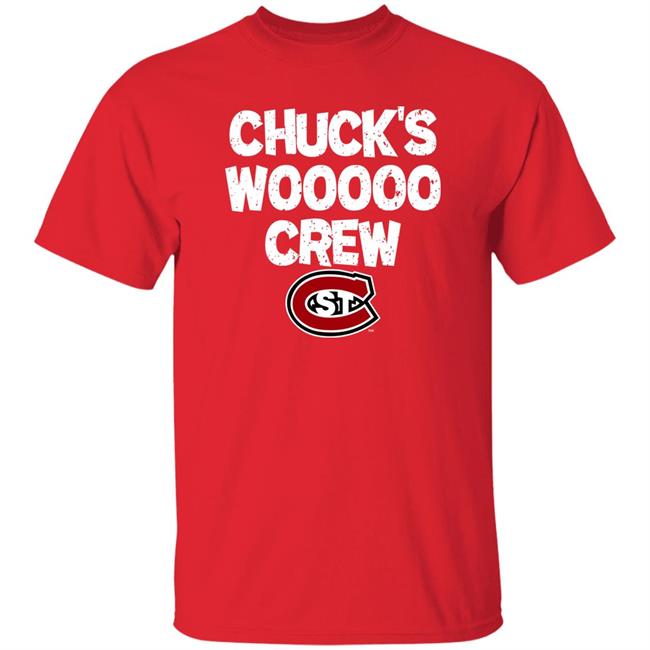 Chuck’S Wooooo Crew Shirt St. Cloud State Huskies