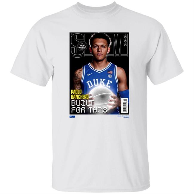 Paolo Banchero Built For This Cover Collection Issue 235 Shirt Slam Goods Merch Paolo Banchero Slam 235 Shirt