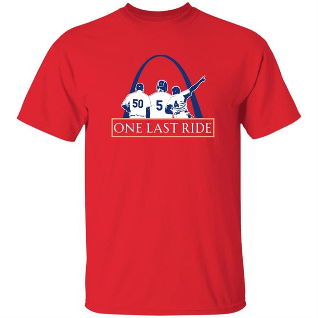 Stl Sports Central Merch One Last Ride Shirt St. Louis Stlcards 2022