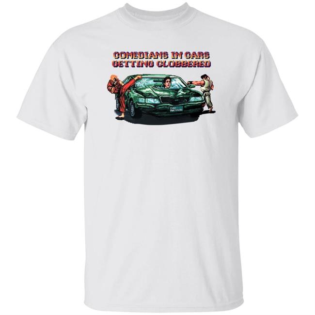 Comedians In Cars Getting Clobbered Shirt Fake Handshake Merch Clobbered Cars Shirt