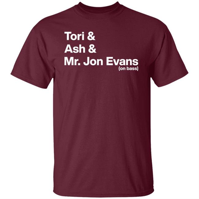 Tori Amos Podcast Tori Ash Mr Jon Evans On Bass Shirt
