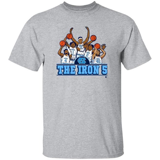 The Iron 5 Shirt BreakingT Store Unc Basketball The Iron 5 Shirt