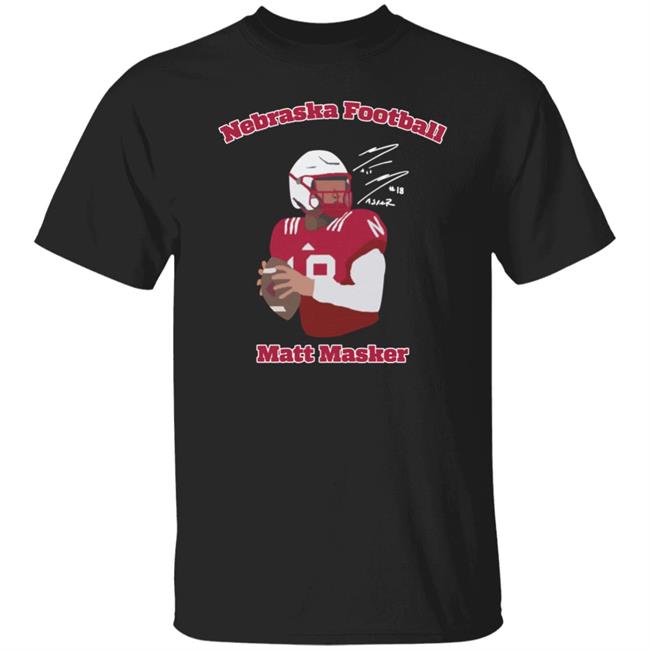 Matt Masker Nebraska Football Shirt Signature Nil Merch