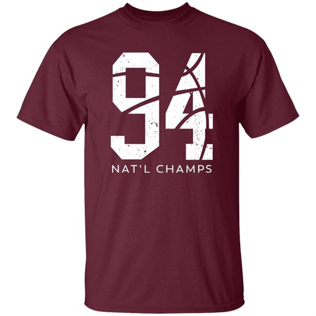 Scott Inman 94 Nat'l Champs Shirt Arkansas Razorbacks Muss Bus Sweet Victory Shirt