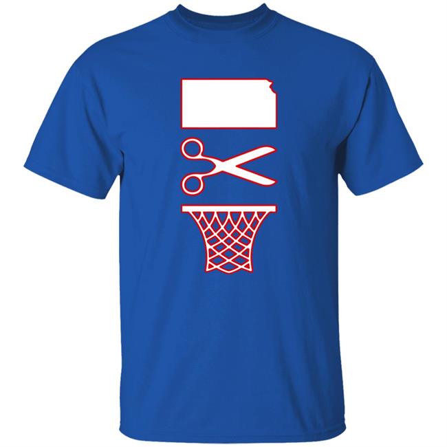 Rock Chalk Kansas Jayhawks Cuts Nets Shirt Jayhawks National Merch