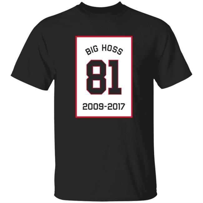 Barstool Sport Merch Big Hoss 81 2009 2017 Shirt Red Line Radio