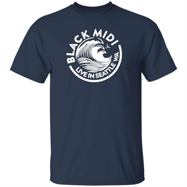 Black Midi Live In Seattle Wa Shirt Seattle Show