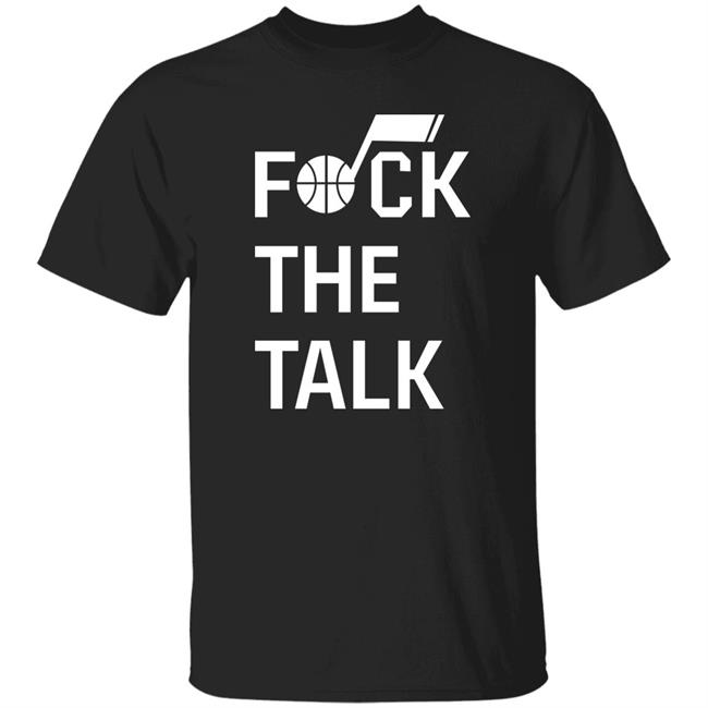 Rudy Gobert Fuck The Talk Tee Jazz Uniform Tracker
