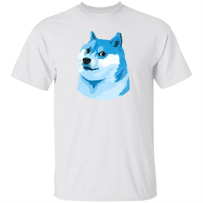 Blue Dog Tee Shirt Blue Dogecoin Shirt Elon Musk Twitter Barstool Sports Store
