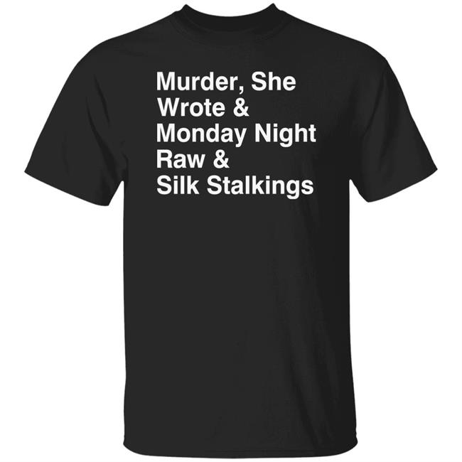 Murder She Wrote Monday Night Raw Silk Stalkings Shirt Vintage Puroresu プロレス