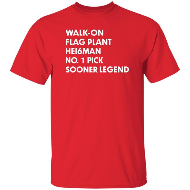 Walk- On Flag Plant Hei6man No 1 Pick Shirt Melissa W #Freebaker