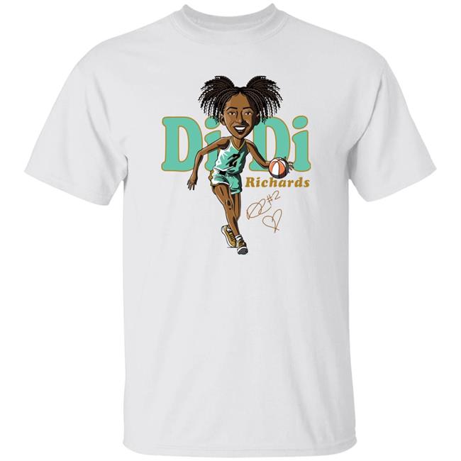 Didi Richards Cartoon Shirt Bluechipteam Merch Didi Richards Shirt New York Liberty