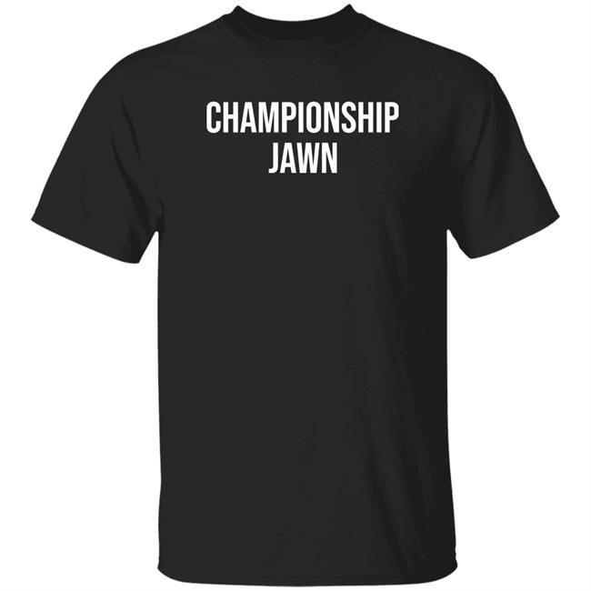 Dawn Staley Wearing Championship Jawn Shirt Forthe Jawns Merch