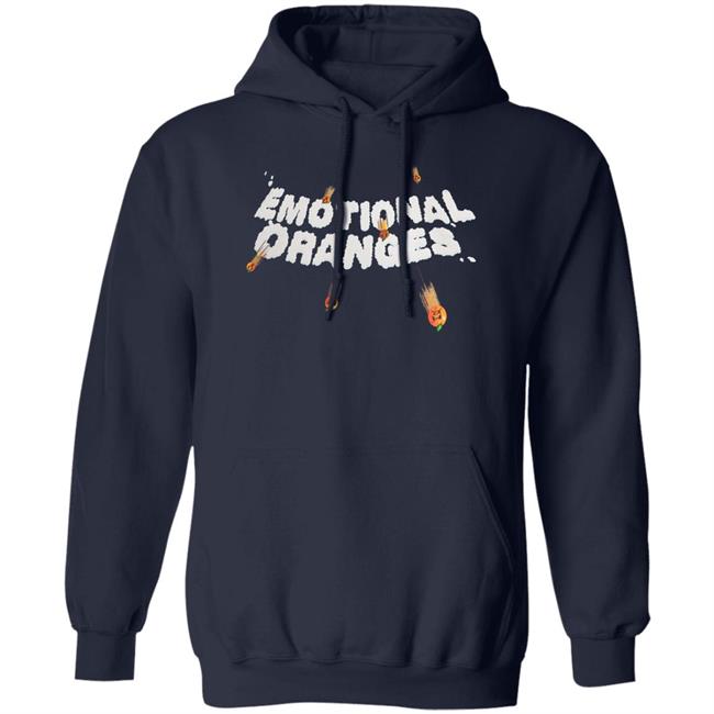 Emotional Oranges Merch Emotional Oranges Cloud Logo Navy Hoodie