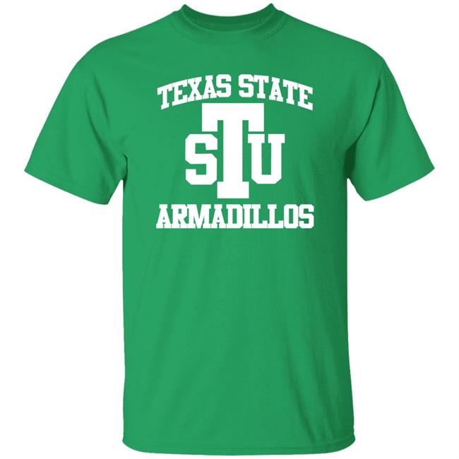 Tony Shiffman Texas State Armadillos Shirt Straight Arrow Ed Gennero