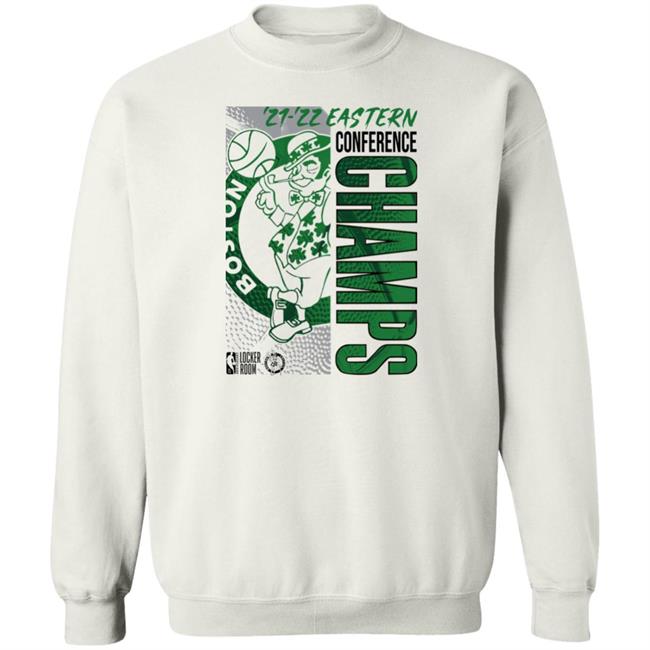 Celtics Store 2022 Eastern Conference Champions Locker Room Shirt Boston Celtics