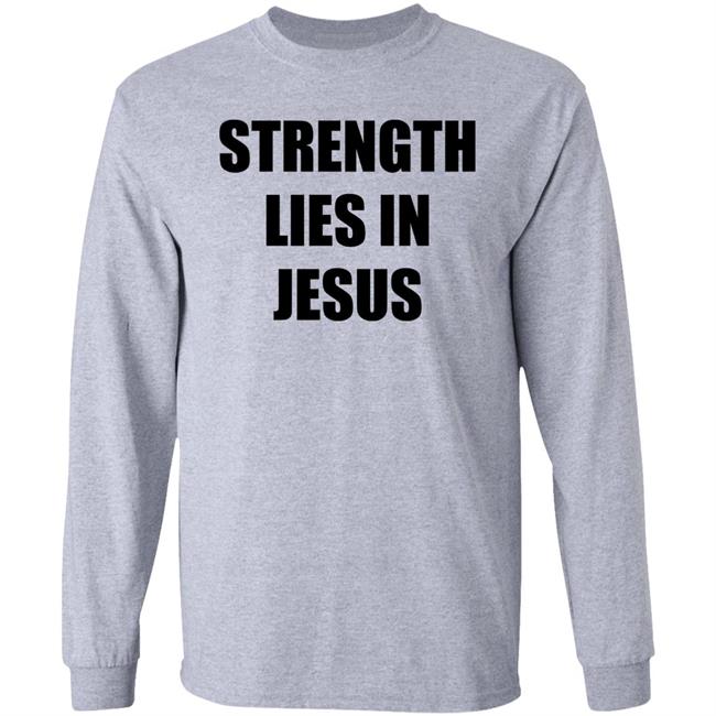 Strength Lies In Jesus Shirt David Alaba Wearing Los Blancos Live