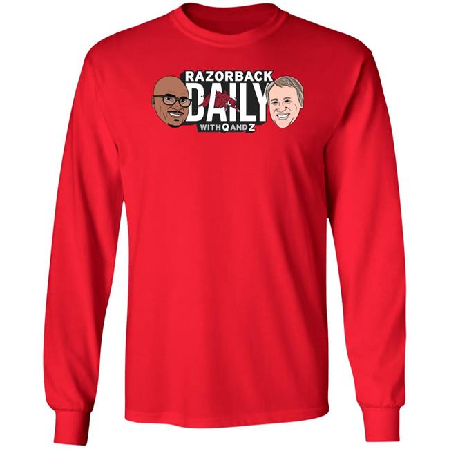 Razorback Daily With Q And Z Shirt Matt Zimmerman