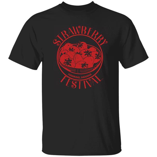 Stranger Things Season 4 Millie Bobby Brown Strawberry Festival Ringer Shirt Stranger Things 4 Merch