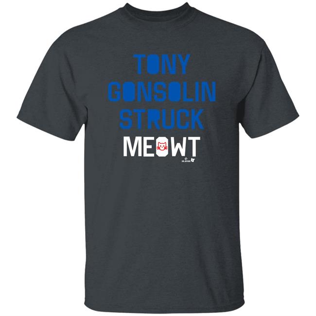Los Angeles Dodgers Breakingt Merch Tony Gonsolin Struck Meowt Shirt